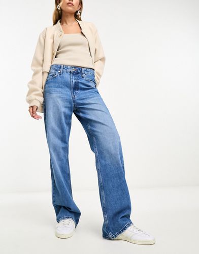 Jeans dritti stile anni '90 lavaggio medio - River Island - Modalova