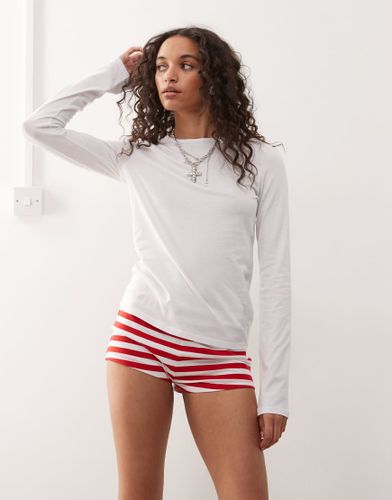 Top manches longues en tissu ultra-doux - Weekday - Modalova