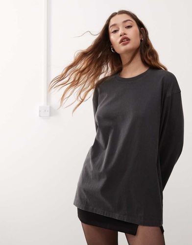 Frida - Top a maniche lunghe oversize slavato sbiadito - Weekday - Modalova