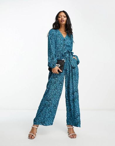 Tuta jumpsuit a fondo ampio a fiorellini - Whistles - Modalova