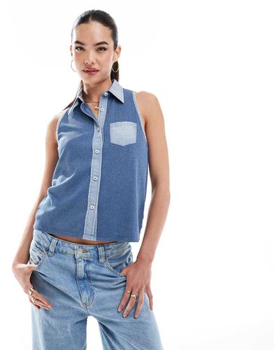 Camicia senza maniche in jersey - Wrangler - Modalova