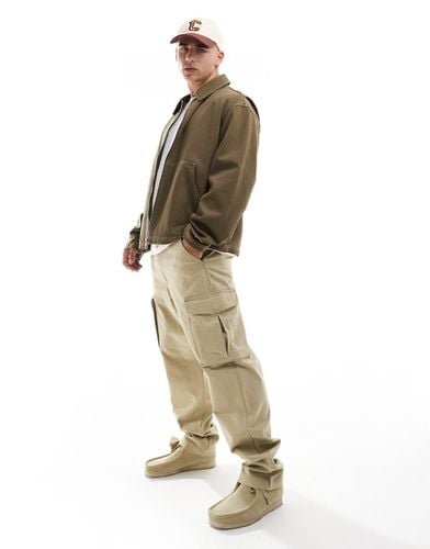 Casey Jones - Pantaloni cargo comodi in twill beige - Wrangler - Modalova