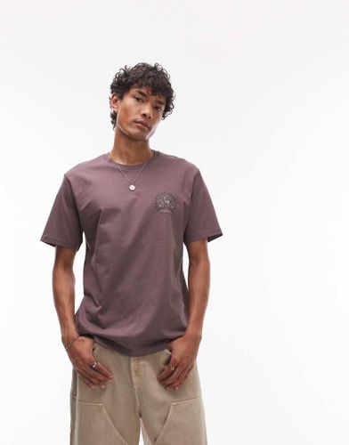 T-shirt avec logo cowboy sur la poitrine - délavé - Wrangler - Modalova