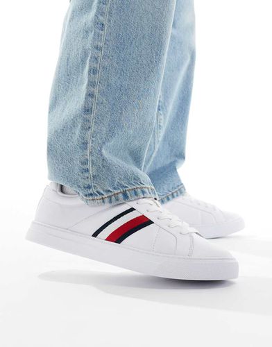 Sneakers bianche con strisce - Tommy Hilfiger - Modalova