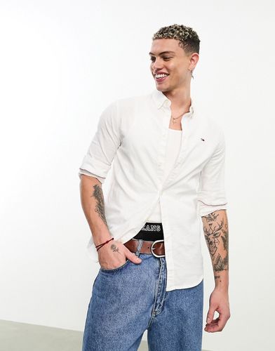 Camicia Oxford slim bianca - Tommy Jeans - Modalova