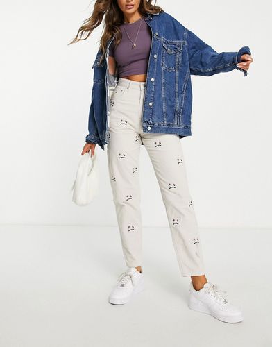 Critter - Mom jeans crema a coste - Tommy Jeans - Modalova