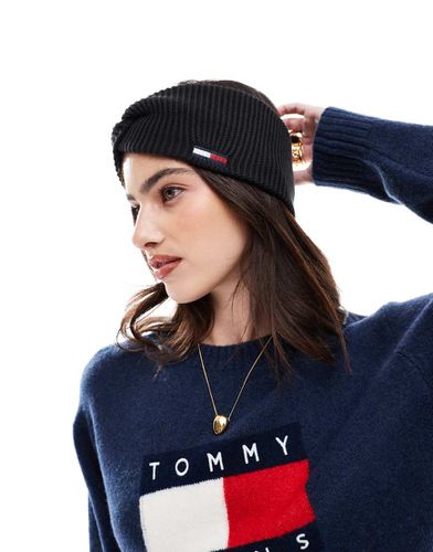 Fascia nera con logo a bandiera - Tommy Jeans - Modalova