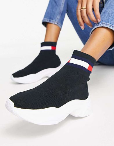 Sneakers a calza nere - Tommy Jeans - Modalova