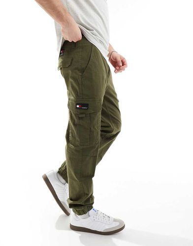 Pantaloni cargo oliva - Tommy Jeans - Modalova