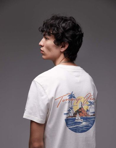 T-shirt avec imprimé voile au dos - Tommy Jeans - Modalova