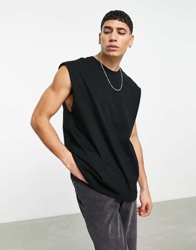 Topman - Canotta oversize nera-Nero - Topman - Modalova