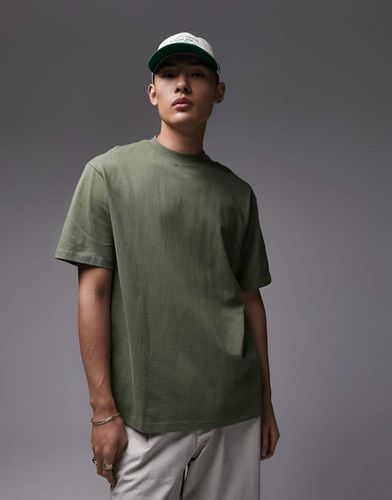 T-shirt oversize kaki - Topman - Modalova