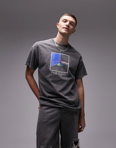 T-shirt oversize slavato con stampa "Pink Floyd" - Topman - Modalova