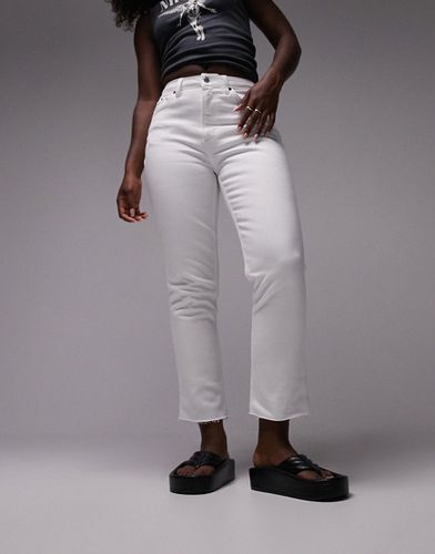 Topshop - Hourglass - Jeans dritti bianchi - Topshop Hourglass - Modalova