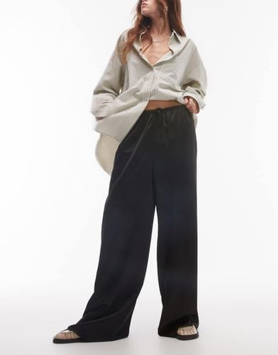 Pantaloni in raso con coulisse - Topshop - Modalova