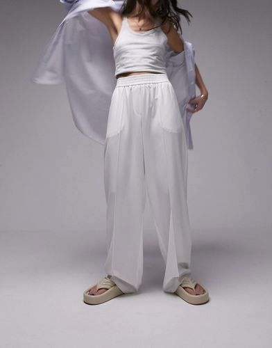 Pantaloni stile joggers bianchi elasticizzati - Topshop - Modalova