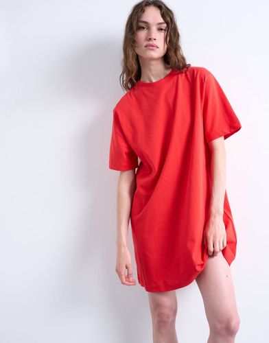 Robe t-shirt oversize de qualité supérieure à manches courtes - Topshop - Modalova