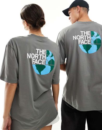 Dome - T-shirt oversize scuro con stampa sul retro - The North Face - Modalova