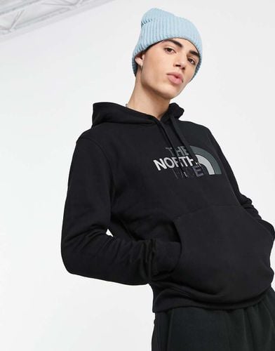 Drew Peak - Felpa con cappuccio nera con logo sul petto - The North Face - Modalova