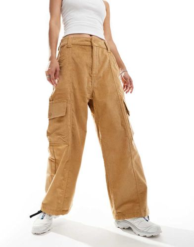 Heritage - Pantaloni cargo multitasche larghi in velluto a coste beige - The North Face - Modalova