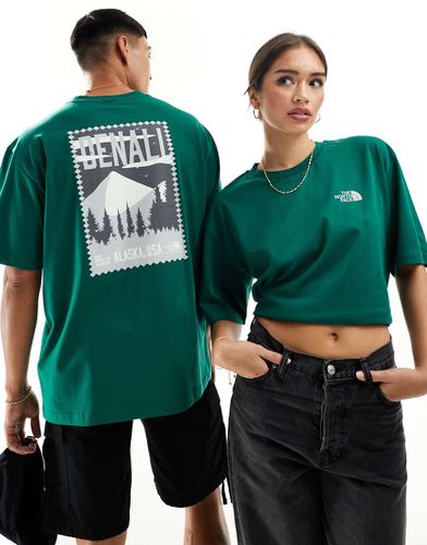 Vintage Denali - T-shirt oversize scuro con stampa sul retro - The North Face - Modalova