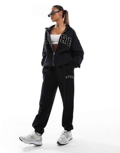 Joggers neri in coordinato - The Couture Club - Modalova