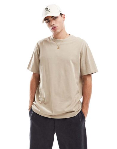 T-shirt oversize beige - Threadbare - Modalova