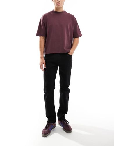 Threadbare - Jeans dritti neri-Nero - Threadbare - Modalova