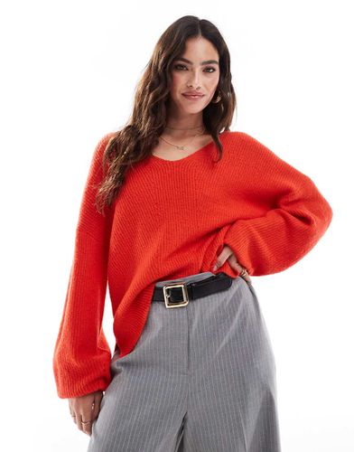 Maglione soffice extra largo con scollo a V - Threadbare - Modalova