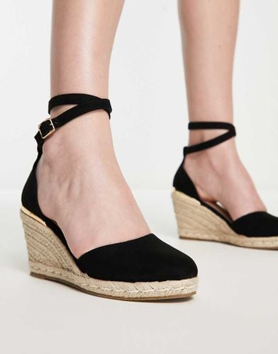 Espadrilles a zeppa nere - Truffle Collection - Modalova