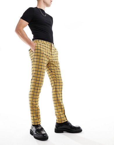 Austens - Pantaloni da abito gialli a quadri - Twisted Tailor - Modalova
