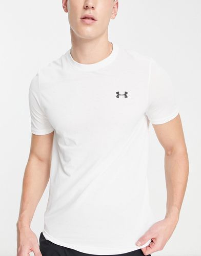 T-shirt bianca a maniche corte senza cuciture - Under Armour - Modalova