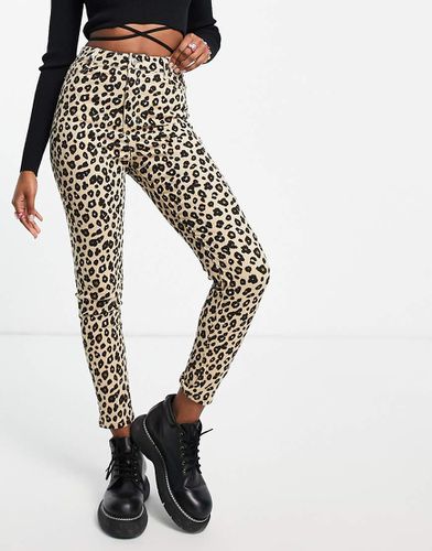 Jeans skinny con stampa leopardata - Urban Bliss - Modalova