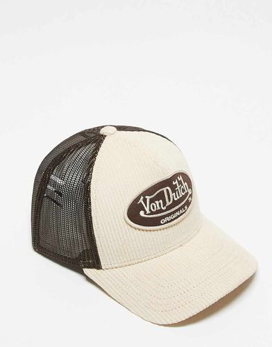 Boston - Cappellino trucker color pietra - Von Dutch - Modalova