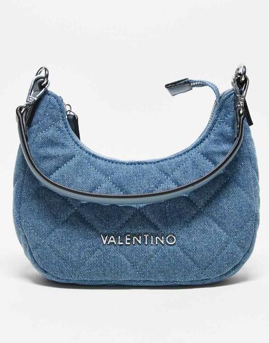 Valentino - Ocarina - Borsa da spalla trapuntata in denim - Valentino Bags - Modalova