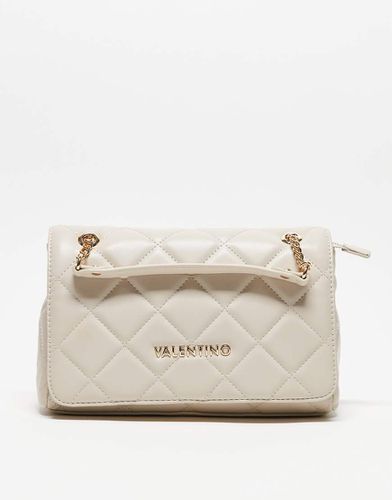 Valentino - Ocarina - Borsa écru trapuntata con patta - Valentino Bags - Modalova