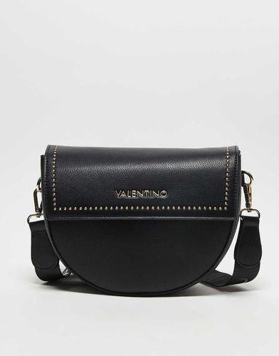 Borsa a tracolla nera stile bisaccia con borchie - Valentino Bags - Modalova