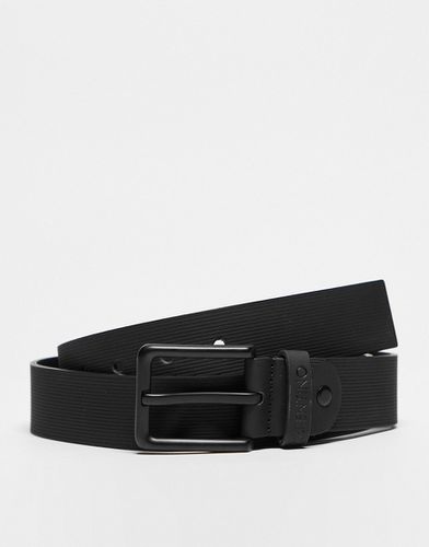 Massive - Cintura zigrinata nera tono su tono - Valentino Bags - Modalova