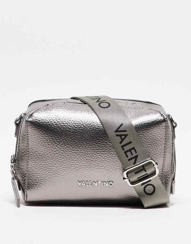 Valentino - Pattie - Camera bag a tracolla color argento piombo - Valentino Bags - Modalova