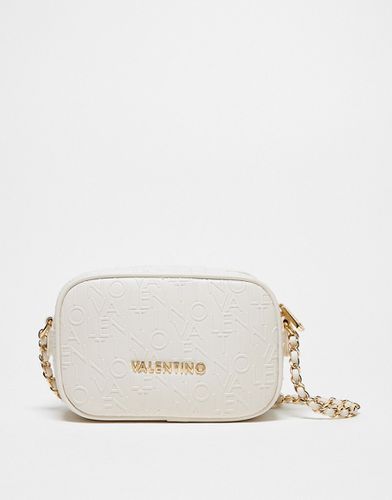 Valentino - Relax - Camera bag color écru con tracolla a catena - Valentino Bags - Modalova