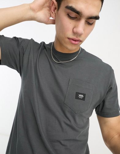 T-shirt grigia con tasca applicata - Vans - Modalova