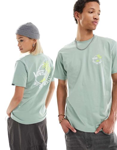 Classic - T-shirt chiaro con stampa con due palme piccole sul retro - Vans - Modalova