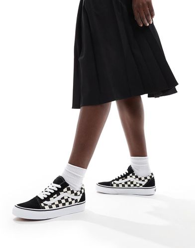 Old Skool - Sneakers nere e bianche a scacchi - Vans - Modalova