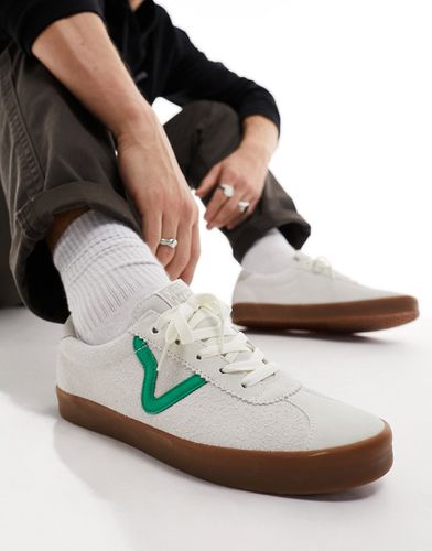 Sport Low - Sneaker basse color sporco e verde con suola in gomma - Vans - Modalova