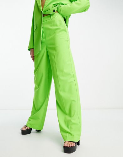 Pantaloni sartoriali a fondo ampio agrume in coordinato - Vero Moda - Modalova