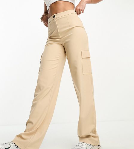 Pantaloni cargo color crema - Vero Moda Tall - Modalova
