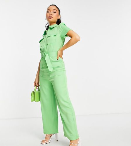 Tuta jumpsuit sartoriale a fondo ampio con tasche - Vila Petite - Modalova