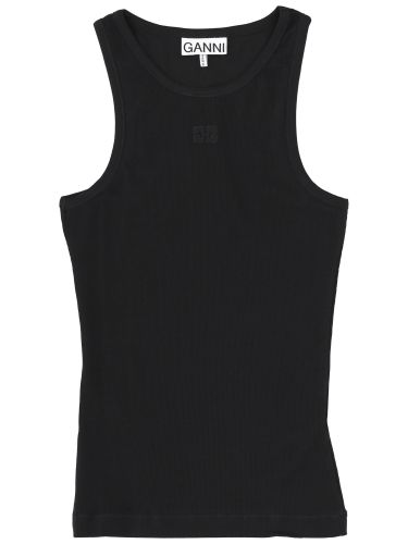 Ganni tops with logo - ganni - Modalova