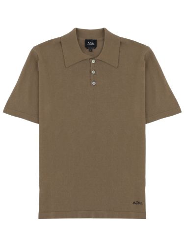 A. p.c. polo with logo - a.p.c. - Modalova
