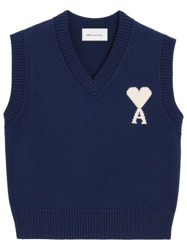 Ami paris vests with logo - ami paris - Modalova